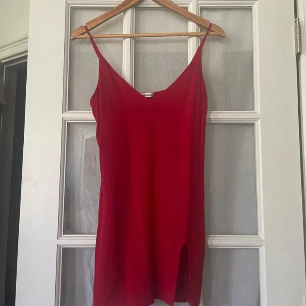 Reformation Marlow Dress - Red Small - Picture 2 of 4